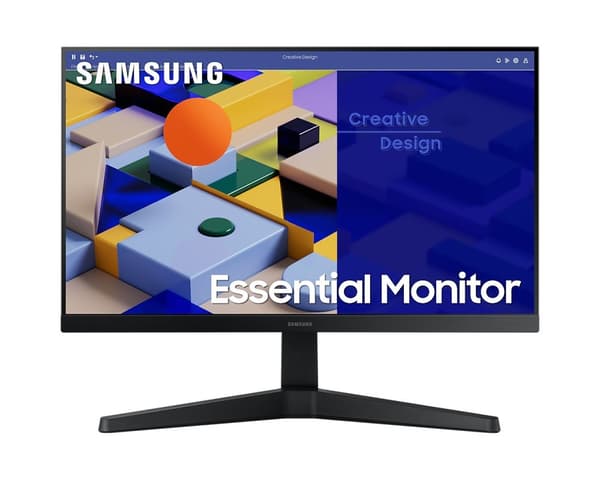 Samsung Essential 55,90 cm (22") skärm [Energiklass D] (LS22C310EAUXEN) Svart