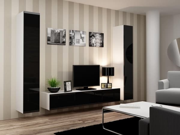 Cama RTV VIGO180 b/c TV-møbler og underholdningscenter