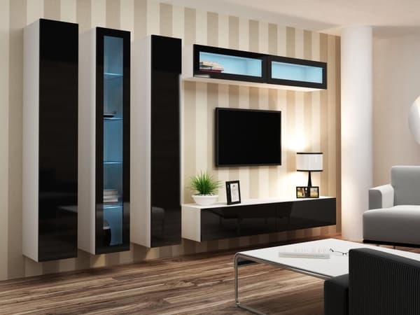 Cama RTV VIGO180 b/c TV-møbler og underholdningscenter