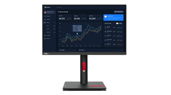 Lenovo ThinkVision T22i-30 54,6 cm (21,5") 1920 x 1080 pikseliä Full HD LED Musta [energialuokka C] (63B0MAT6EU)