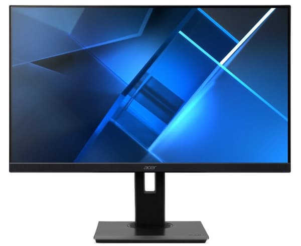 Acer Vero B247YDE-skärm 60,5 cm 23,8" (miljövänlig, Full HD, IPS, 4ms, 100Hz, HDMI, DisplayPort, USB, webbkamera) [Energiklass E] (UM.QB7EE.E01) Svart