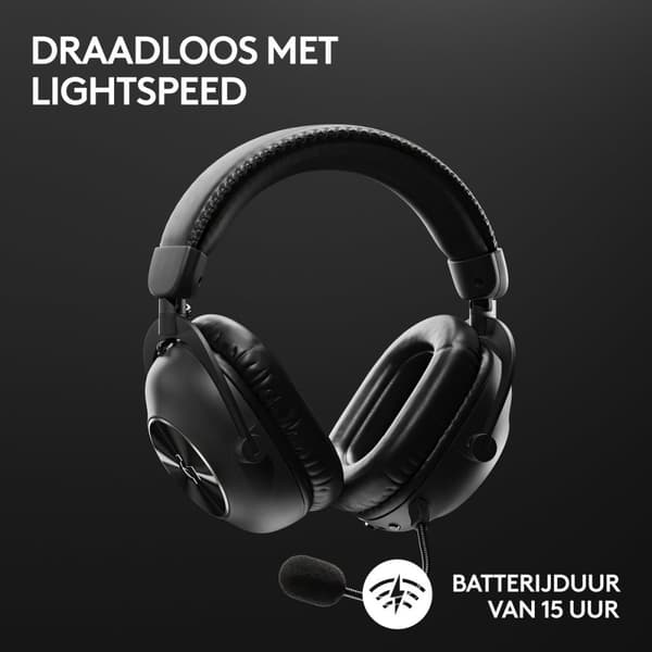 Logitech G PRO X 2 Lightspeed - Langattomat pelikuulokkeet - musta