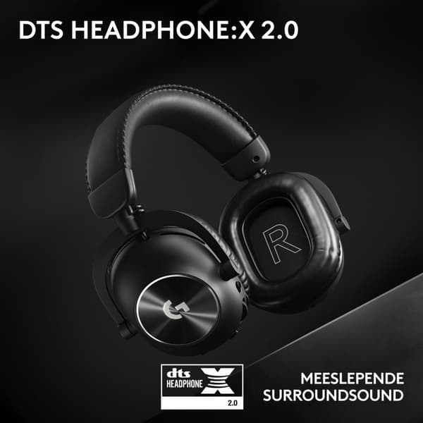 Logitech G PRO X 2 Lightspeed - Langattomat pelikuulokkeet - musta
