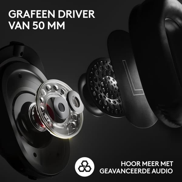 Logitech G PRO X 2 Lightspeed - Langattomat pelikuulokkeet - musta