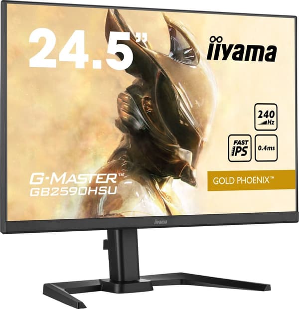 IIYAMA GB2590HSU-B5 62,23 cm 24,5" ETE Fast IPS Gaming G-Master Gold Phoenix FreeSync Premium 1920x1080 [Energialuokka E] (GB2590HSU-B5)