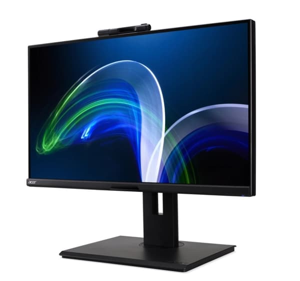 Acer B278U -näyttö 68,6 cm (27") - WQHD, IPS, 4ms, HDMI, DisplayPort, USB, USB-C-telakointiasema, verkkokamera, mikrofoni [energialuokka F] (UM.HB8EE.