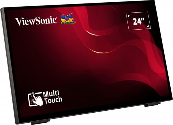Viewsonic TD2465 Signage Display Interaktiv fladskærm 61 cm (24") LED 250 cd/m² Full HD Black touchscreen (TD2465)