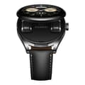 Miniatyrbild 6 av 11: Huawei Watch Buds - 47 mm - rostfritt stål - smartklocka med rem - läder - handledsstorlek: 140-210 mm - display 3,6 cm (1,43") - Bluetooth, NFC - 66,