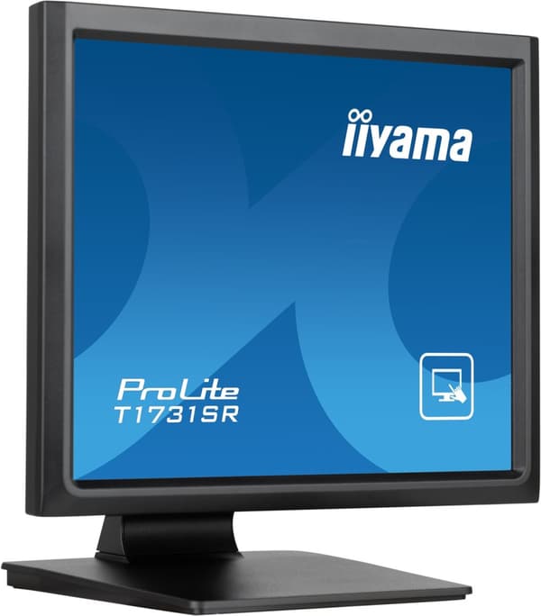 Iiyama TFT T1731SR-B1S 43 cm touchscreen LED-skærm - 17'' - 1280x1024 - DP, HDMI, VGA - Fladskærm (TFT/LCD) - Sort [Energiklasse E] (T1731SR-B1S)