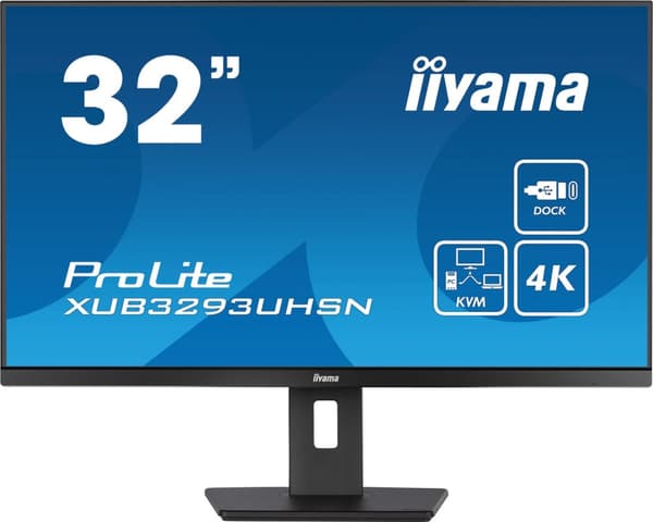 Iiyama LED-skärm Svart