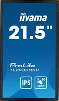 Pikkukuva 2 / 8: Iiyama TF2238MSC 54,5 cm MTOUCH-näyttö IPS 21,5" - 1920x1080 - DP, HDMI, USB, PCAP - Litteä näyttö (TFT/LCD) - 54,5 cm - IPS - Musta [Energialuokka D]