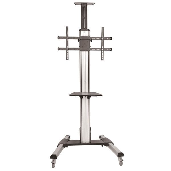 StarTech.com TV-vogn - Til tv fra 81,30 cm (32") til 177,80 cm (70") - Højdejustering med ét tryk - Vogn til plasma- eller LCD-tv - Plast, aluminium,