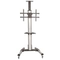Miniatyrbillede 4 af 9: StarTech.com TV-vogn - Til tv fra 81,30 cm (32") til 177,80 cm (70") - Højdejustering med ét tryk - Vogn til plasma- eller LCD-tv - Plast, aluminium,