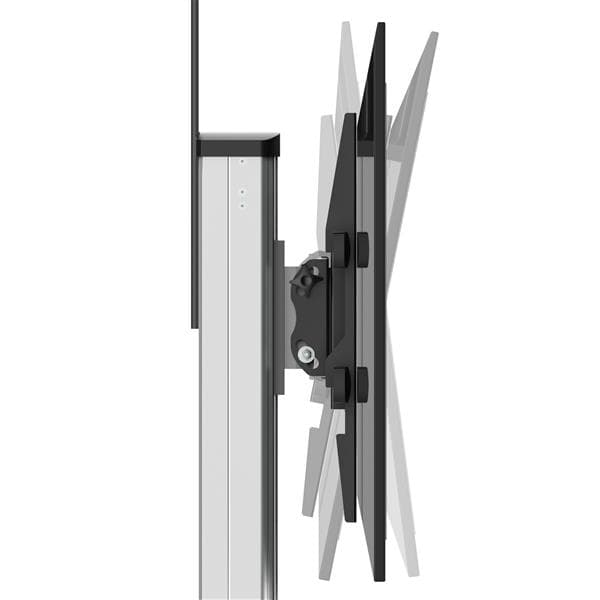 StarTech.com TV-vogn - Til tv fra 81,30 cm (32") til 177,80 cm (70") - Højdejustering med ét tryk - Vogn til plasma- eller LCD-tv - Plast, aluminium,