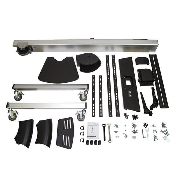 StarTech.com TV-vogn - Til tv fra 81,30 cm (32") til 177,80 cm (70") - Højdejustering med ét tryk - Vogn til plasma- eller LCD-tv - Plast, aluminium,
