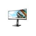 Miniatyrbild 3 av 3: AOC CU34P2A 86 cm (34 tum) böjd bildskärm (HDMI, DisplayPort, USB-hubb, 3440 x 1440 px, 100 Hz, FreeSync) svart