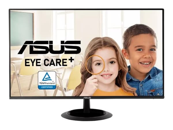 ASUS VZ27EHF - LED-skärm - 27" - 1920 x 1080 Full HD (1080p) @ 100 Hz - IPS - 250 cd/m² - 1300:1 - 1 ms - HDMI - svart Svart