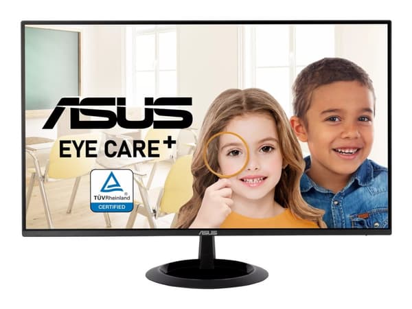 ASUS VZ24EHF - LED-skjerm - 24" (23.8" synlig) - 1920 x 1080 Full HD (1080p) @ 100 Hz - IPS - 250 cd/m² - 1300:1 - 1 ms - HDMI - svart Sort