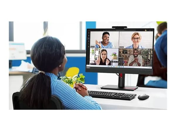 Lenovo ThinkCentre Tiny-In-One 24, 60,5 cm (23.8"), 1920 x 1080 pikseliä, Full HD, LED, 6 ms, Musta