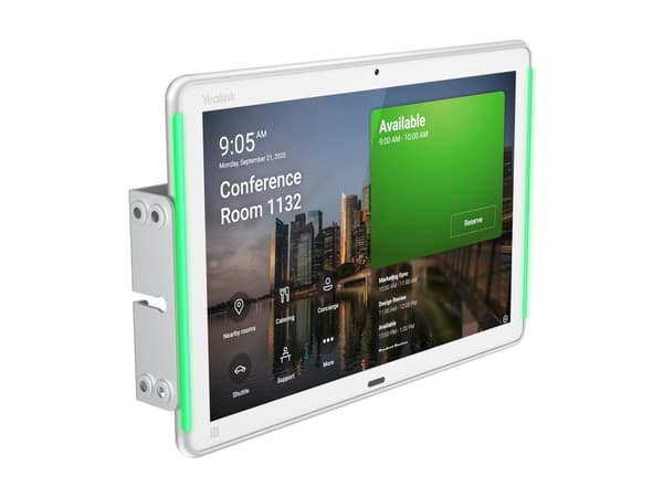 Yealink RoomPanel Plus, 25,6 cm (10.1"), 1280 x 800 pikseliä, Kapasitiivinen, 802.11a, 802.11b, 802.11g, Wi-Fi 4 (802.11n), Wi-Fi 5 (802.11ac), 10,10