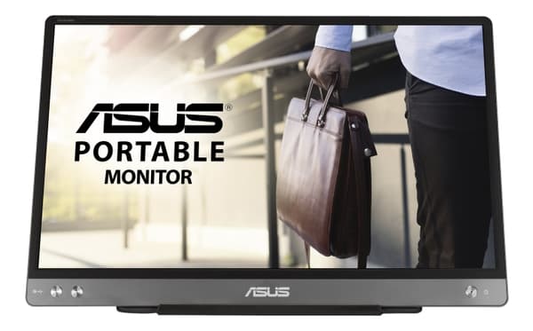 ASUS ZenScreen MB14AC Portable USB Monitor- 14 inch, IPS Full HD, Hybr Grå