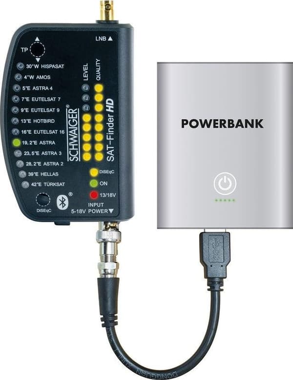 Schwaiger SF9003BTAKKU satellitsøger 950 - 2150 MHz 1 stk (SF9003BTAKKU)