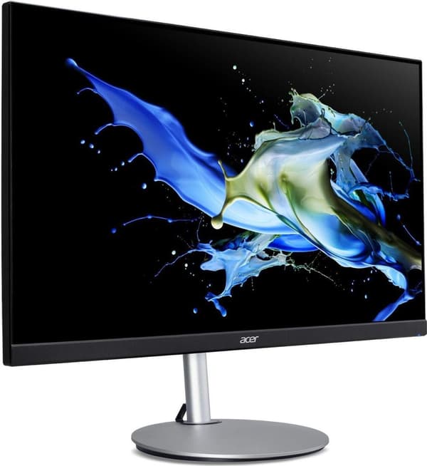 Acer CB242YE-skärm 60,5 cm (23,8") - Full HD, IPS, 1ms, VGA, DisplayPort, HDMI [Energiklass E] (UM.QB2EE.E02) Svart, Silver