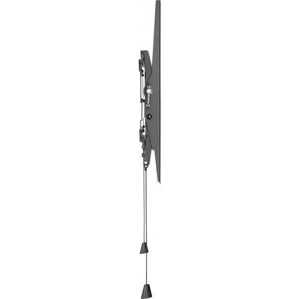 Vision VFM-W4X4TV/2 - monteringssæt (montering) - til fladskærm - aflåselig - koldvalset stål - sort - skærmstørrelse: 81,3-165,1 cm (32"-65") - vægmo Sort