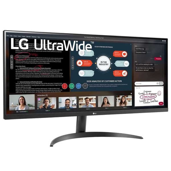 Lg Monitor 34wp500-b Ultrawide 34´´ Full Hd Ips Musta One Size / EU Plug