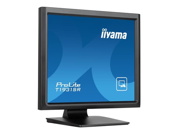 iiyama ProLite T1931SR-B1S - LCD-skärm - 19" - pekskärm - 1280 x 1024 @ 75 Hz - IPS - 250 cd/m² - 1000:1 - 14 ms - HDMI, VGA, DisplayPort - högtalare