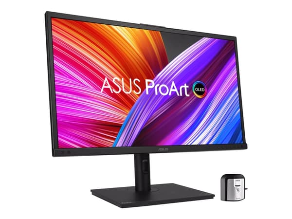ASUS ProArt OLED PA27DCE-K - OLED-monitor - 27" (26.9" visbar) - 3840 x 2160 4K @ 60 Hz - 350 cd/m² - 1000000:1 - HDR10, HLG - 3xHDMI, DisplayPort, U