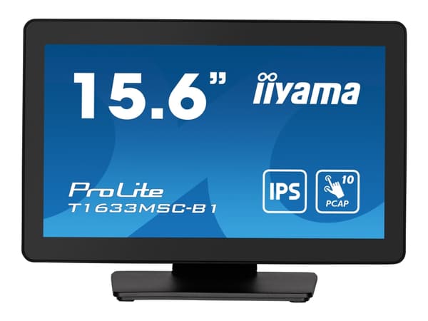 iiyama ProLite T1633MSC-B1 15,6 "W LCD-näyttö, Full HD, 39,6 cm (15,6")