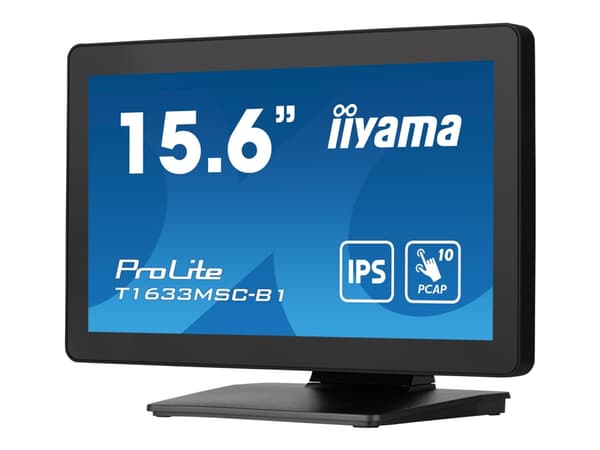 iiyama ProLite T1633MSC-B1 15,6 "W LCD-näyttö, Full HD, 39,6 cm (15,6") musta