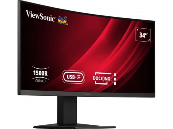 Viewsonic Display VG3419C, 86,4 cm (34"), 3440 x 1440 pixlar, UltraWide Quad HD, LED, 3,5 ms, Svart