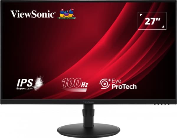 Viewsonic VG2708A, 68,6 cm (27"), 1920 x 1080 pikseliä, Full HD, LED, 5 ms, Musta musta
