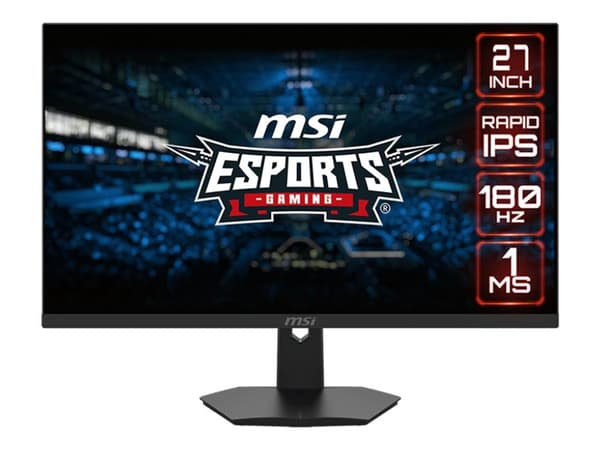 MSI G274F - LED-skjerm - gaming - 27" - 1920 x 1080 Full HD (1080p) @ 180 Hz - Fast IPS - 250 cd/m² - 1000:1 - 1 ms - 2xHDMI, DisplayPort