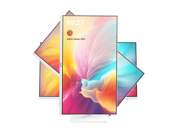 MSI MODERN MD2712PW - LED-skjerm - 27" - 1920 x 1080 Full HD (1080p) @ 100 Hz - IPS - 300 cd/m² - 1000:1 - 1 ms - HDMI, USB-C - høyttalere