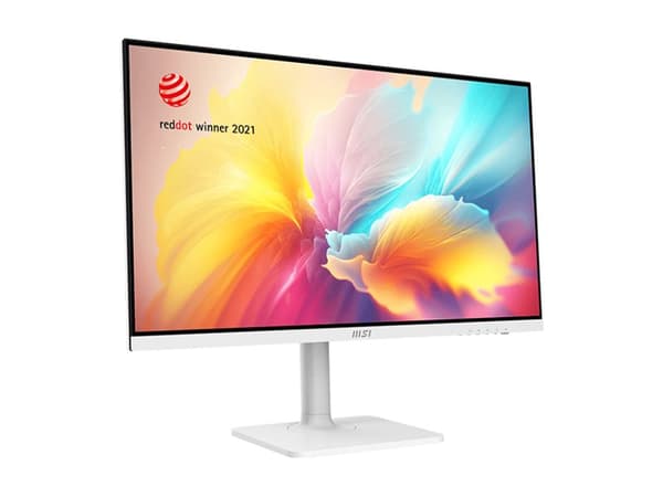 MSI MODERN MD2712PW - LED-skjerm - 27" - 1920 x 1080 Full HD (1080p) @ 100 Hz - IPS - 300 cd/m² - 1000:1 - 1 ms - HDMI, USB-C - høyttalere Hvit