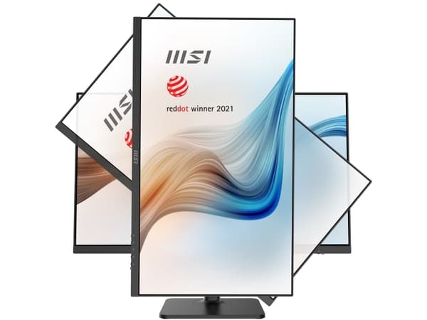 MSI Modern MD272XP - LED-skärm - 27" - 1920 x 1080 Full HD (1080p) @ 100 Hz - IPS - 300 cd/m² - 1000:1 - 1 ms - HDMI, DisplayPort, USB-C - högtalare
