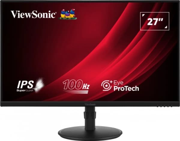 Viewsonic VG2708A-MHD, 68,6 cm (27"), 1920 x 1080 piksler, Full HD, LED, 5 ms, Sort Sort