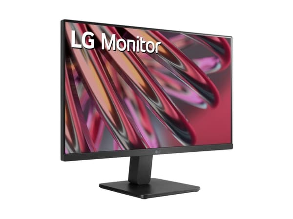LG 24MR400-B - MR400 Series - LED-skjerm - 24" - 1920 x 1080 Full HD (1080p) @ 100 Hz - IPS - 250 cd/m² - 1000:1 - 5 ms - HDMI, VGA - matt svart