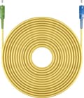 Miniatyrbilde 6 av 7: Goobay Fiberoptisk kabel (FTTH), Singlemode (OS2) Gul, gul (Simplex), 25 m plugg SC-APC (8°) &gt; SC-plugg (UPC), halogenfri kabelmantel (LSZH)