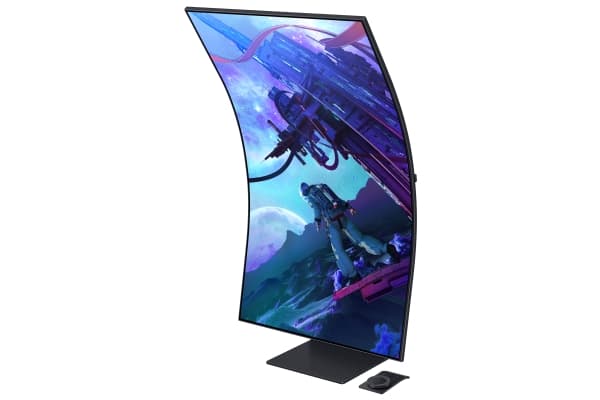Samsung Odyssey S55CG970NU, 139,7 cm (55"), 3840 x 2160 pikseliä, 4K Ultra HD, LED, 1 ms, Sort