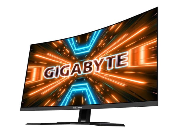 Gigabyte M32QC - LED-skjerm - kurvet - 31.5" - 2560 x 1440 QHD @ 165 Hz - VA - 350 cd/m² - 3000:1 - DisplayHDR 400 - 1 ms - 2xHDMI, DisplayPort, USB-