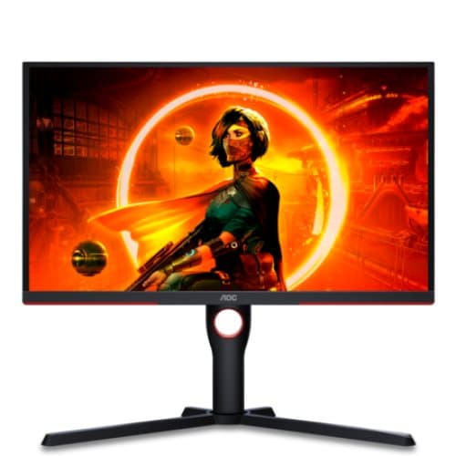 Monitor AOC 25G3ZM/BK - 24.5" FHD VA, 240Hz, 0.5ms Svart, Röd