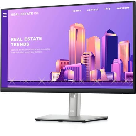 DELL P2422H 60.5 cm (23.8") 1920 x 1080 pixels Full HD LCD Black