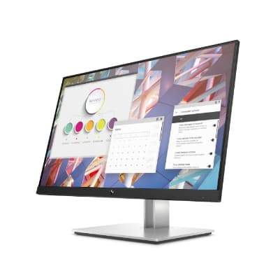 HP E-Series E24i G4 61 cm (24") 1920 x 1200 pixels WUXGA Black, Silver Sort