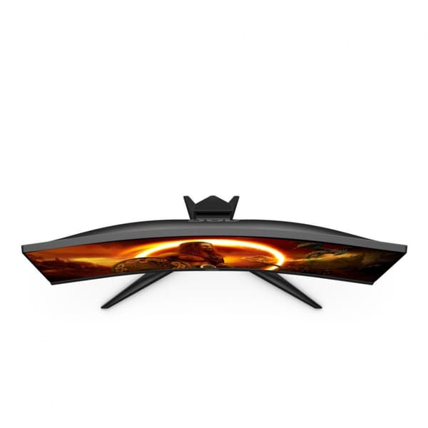 AOC Gaming C27G2E/BK - LED monitor - curved - Full HD (1080p) - 27" - HDR Sort, Rød