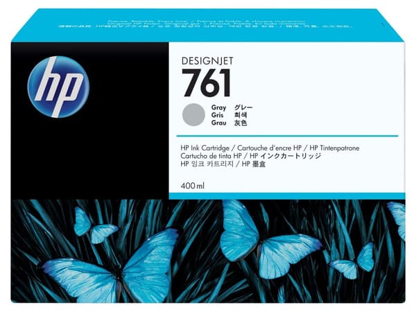 Cartus Cerneala Original HP Grey, nr.761, pentru DesignJet T7100|T7200, , (timbru verde 0.15 lei), "CM995A"