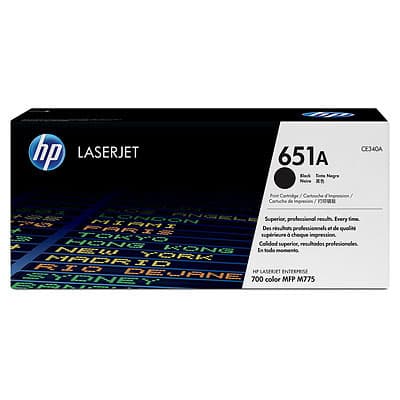 HP 651A original Toner cartridge CE340A black standard capacity 13.500 pages 1-pack